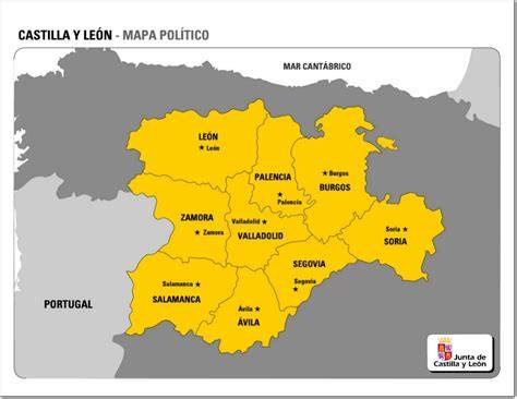 Mapa de Castilla y León con ubicaciones de restaurantes japoneses