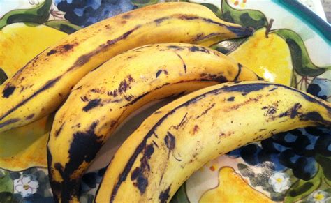 Plátanos maduros