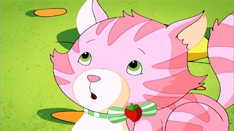 Diseño original de Strawberry Shortcake y su mascota Custard