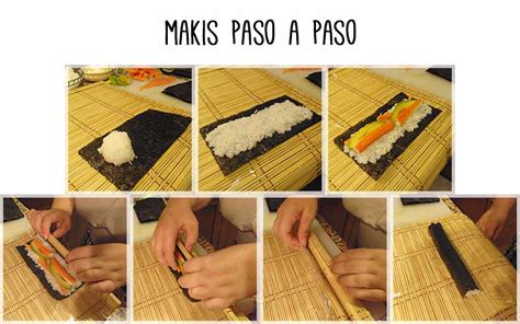 Pasos para enrollar un California Roll