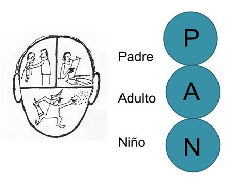 Diagrama de los tres estados del yo (Padre, Adulto, Niño)