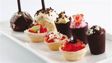 Variedad de postres dulces