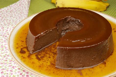 Ingredientes para flan de plátano