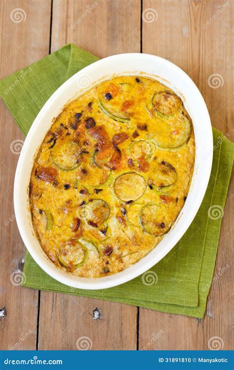 Gratén de patatas y calabacín casero