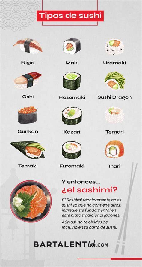 Variedad de sushi sin arroz con diferentes rellenos