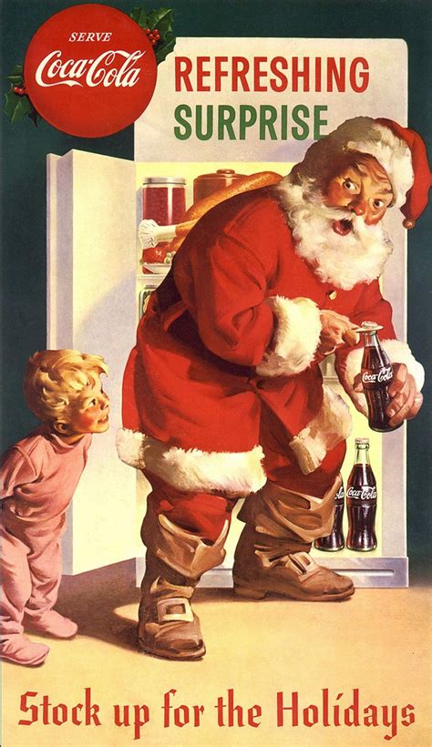 Anuncio de Coca-Cola con Santa Claus de Fred Mizen