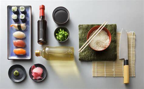 Ingredientes esenciales del sushi