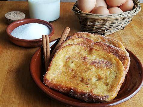Torrijas al horno con pan de molde