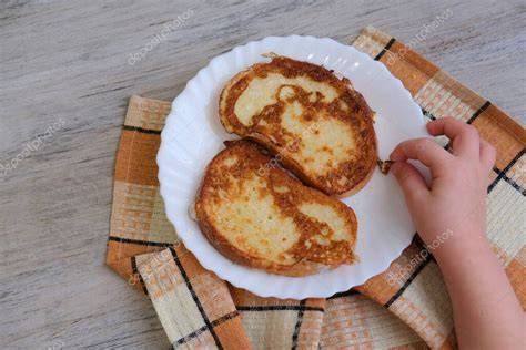 Pan empapado en leche