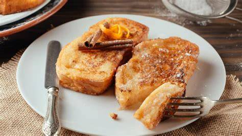 Torrijas horneándose
