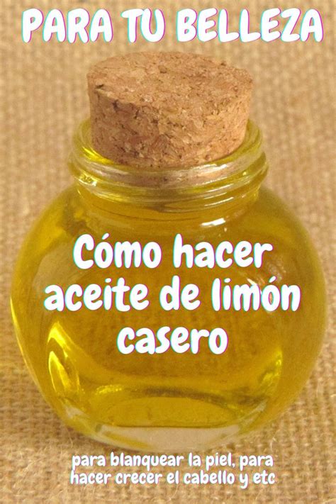 Aceite de bálsamo de limón casero