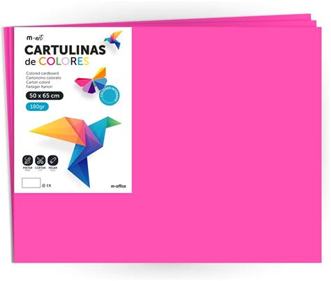 Muestra de cartulinas de colores intensos y pasteles