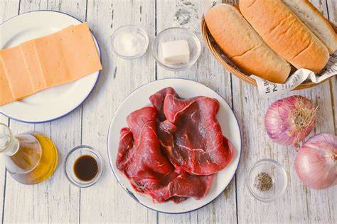 Ingredientes del Philly Cheesesteak