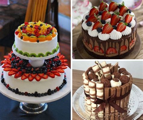 Pastel decorado con alternativas a las velas