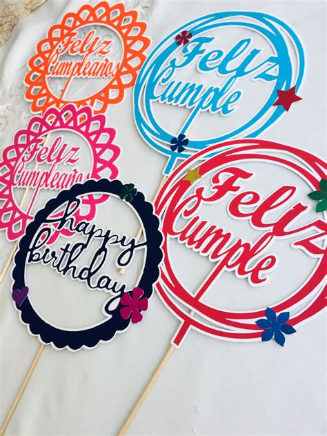 Ejemplos de cake toppers