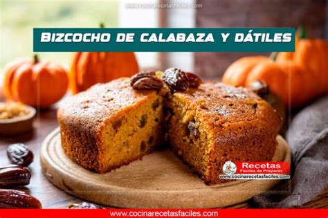 Bizcocho de calabaza y dátiles en un molde bundt