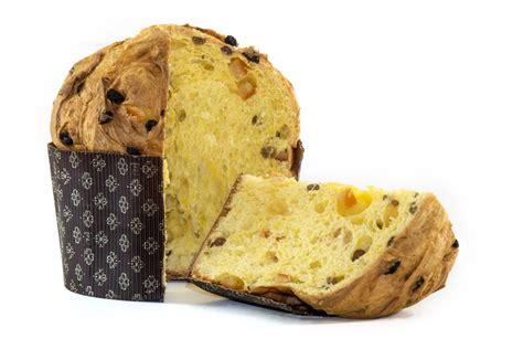 Comparación de panettone bajo y panettone alto