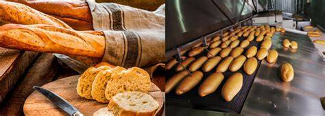 Comparativa entre pan artesanal y pan industrial