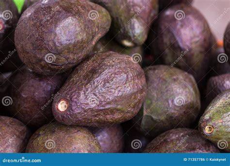 Aguacates maduros e inmaduros