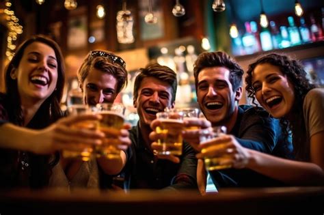 Influencers celebrando con Coca-Cola en un bar