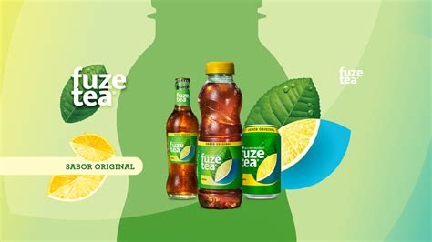 Botellas de Fuze Tea con diferentes sabores