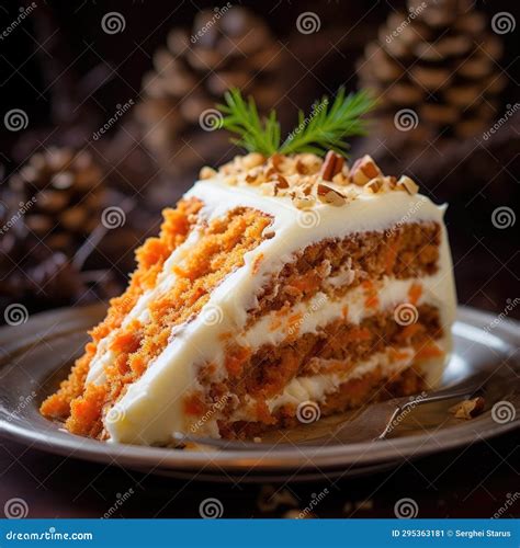 Montaje de sándwich de helado de tarta de zanahoria