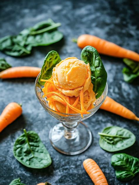 Zanahorias frescas para el helado