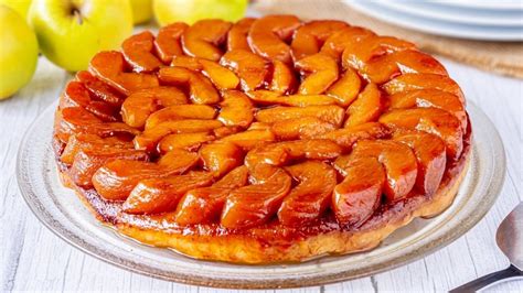 Tarte Tatin con manzanas caramelizadas