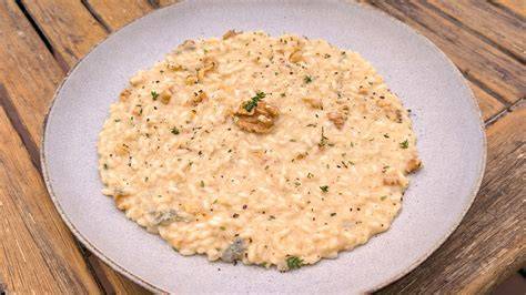 Risotto de níscalos cremoso