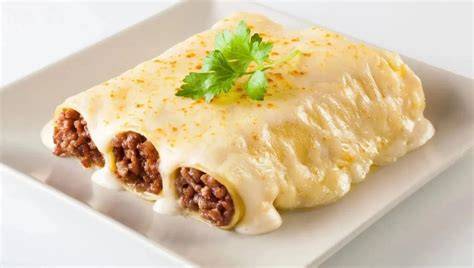 Canelones rellenos de níscalos y trigueros
