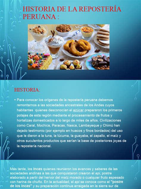 Historia de la repostería peruana