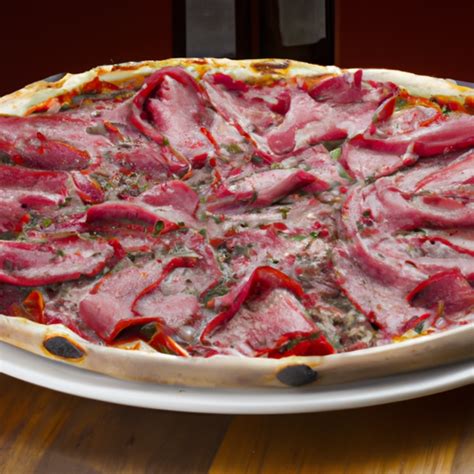 Pizza de pastrami de la