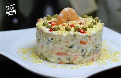 Ensaladilla rusa casera con verduras congeladas