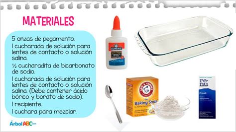 Ingredientes para hacer slime con champú y harina