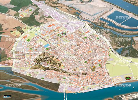 Mapa de la Avenida Andalucía en Huelva