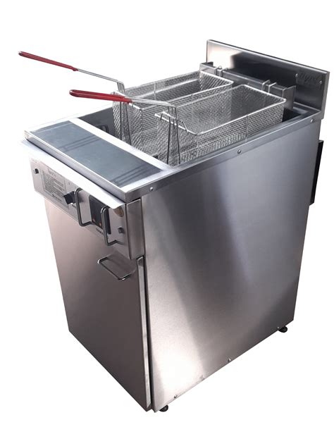 Freidora industrial J.L.Blanco CG-80 en uso