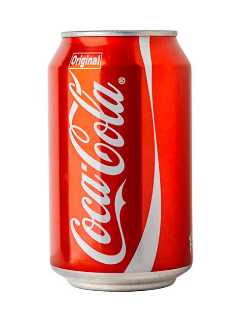 Lata de Coca-Cola con un roedor dentro