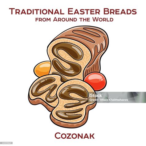 Cozonac relleno de nueces y cacao