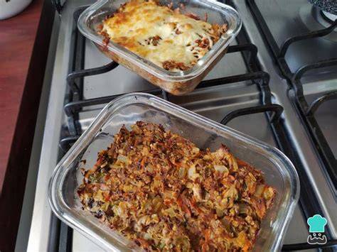 Budín de jurel gratinado