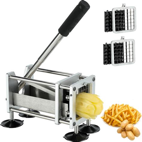 cortador manual de patatas con diferentes cuchillas