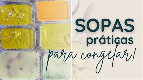 Envases para congelar sopa