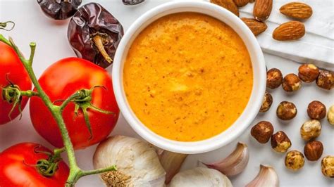 Ingredientes para la salsa romesco y la sanfaina