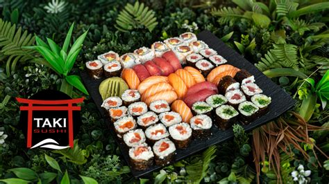 Platos de sushi variados y frescos en Sushi Taki