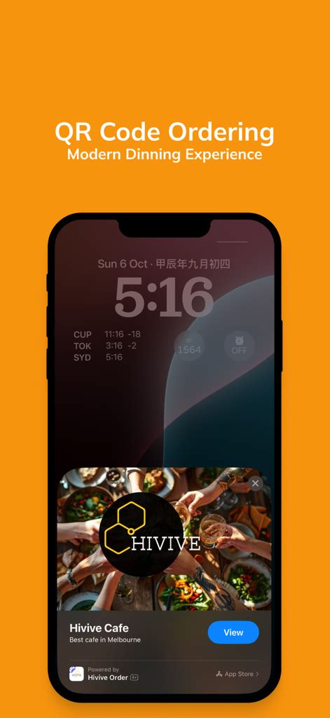 Mesa con código QR para pedidos en Sushi Taki