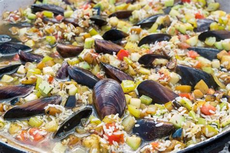 Proceso de cocción de paella