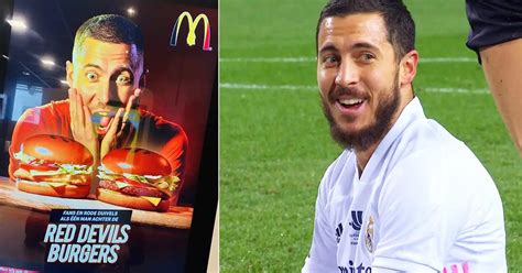 Eden Hazard en campaña publicitaria de hamburguesas