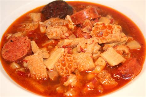 Ingredientes para callos a la murciana