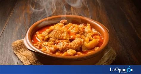 Plato de mondongo murciano servido