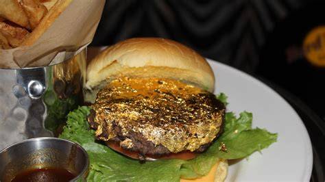 Hamburguesa Gold Leaf Steak Burger de Hard Rock Café Sevilla