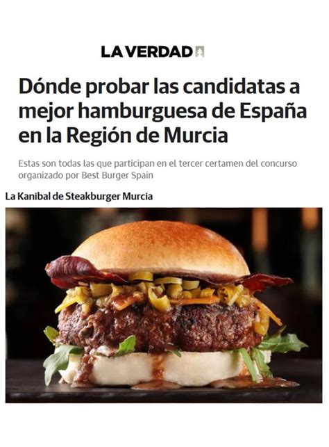 Infografía del top 3 de las mejores hamburguesas de España con sus ingredientes principales